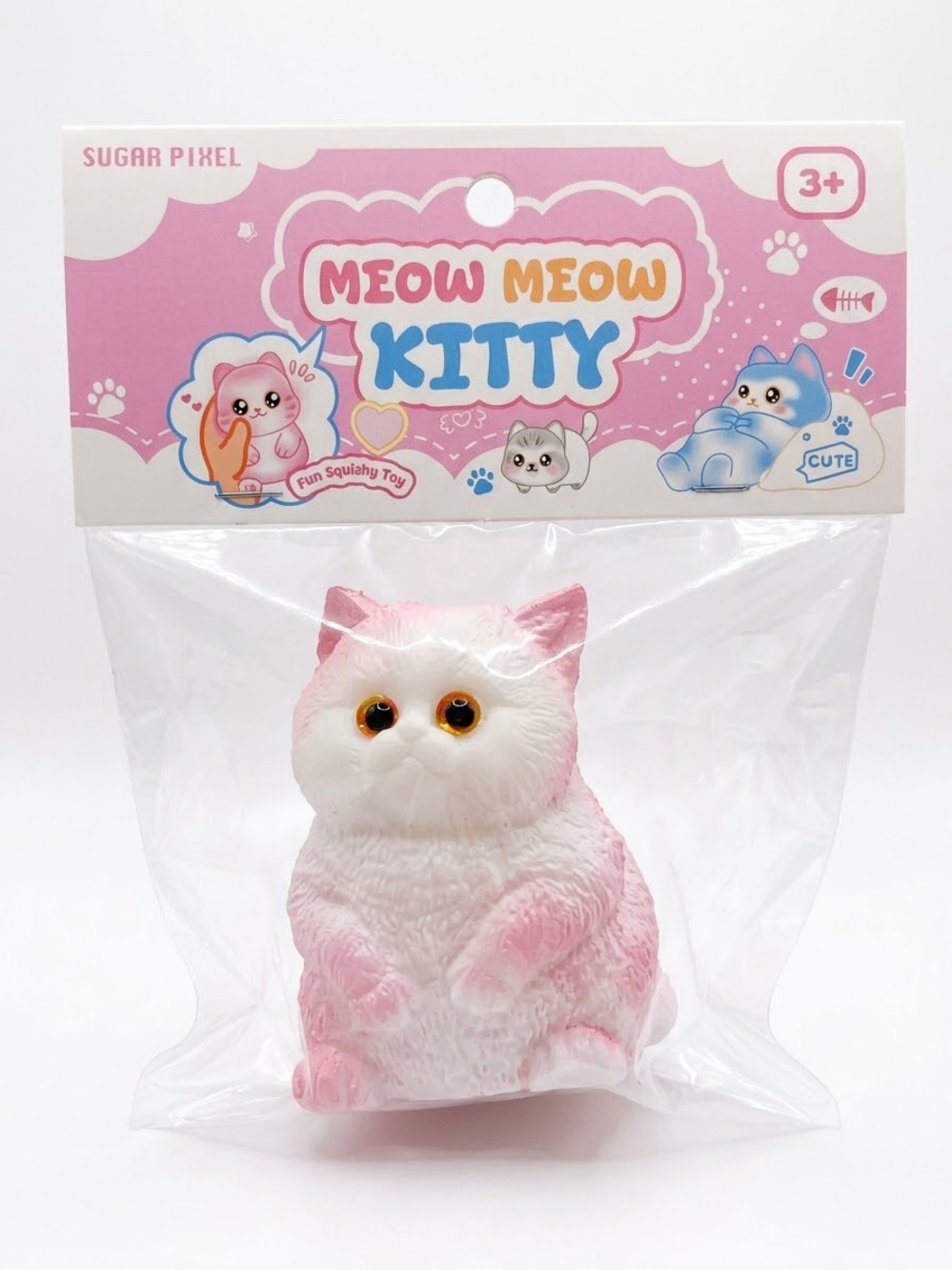 Squishy Pink Cat Kitty